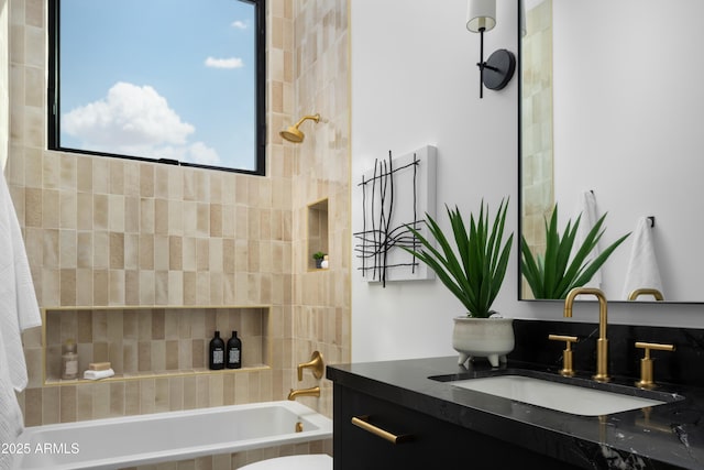 4120 N 44th Pl, Phoenix, AZ 85018 - full bath featuring vanity and  shower combination