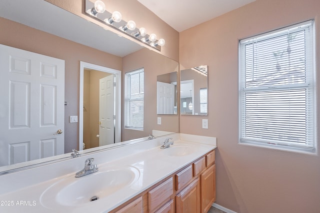 20277 N 68th Dr, Glendale, AZ 85308 - bathroom featuring double vanity and toilet