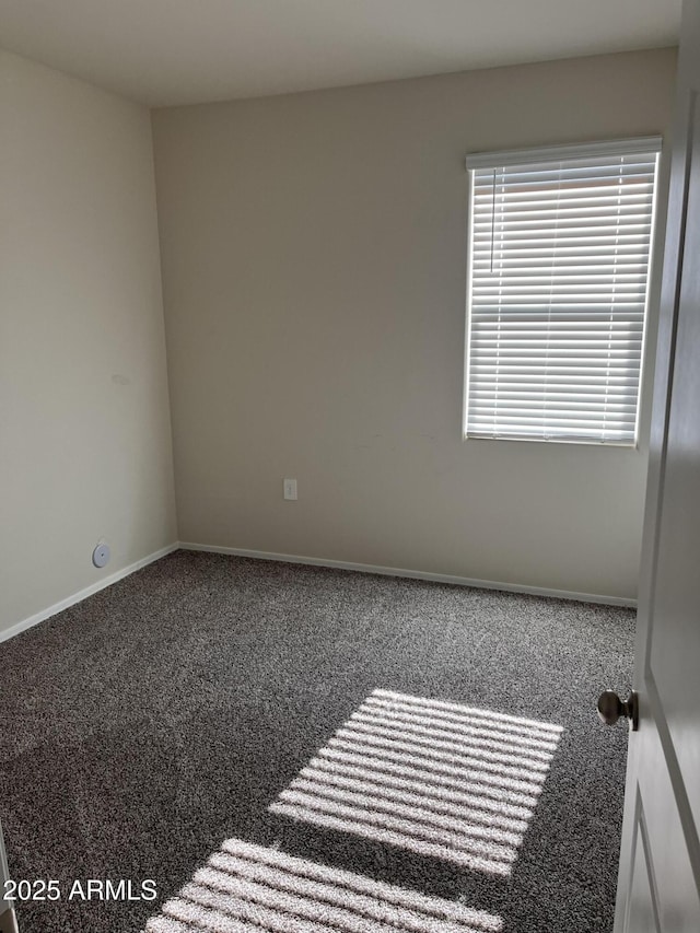 unfurnished room featuring carpet flooring