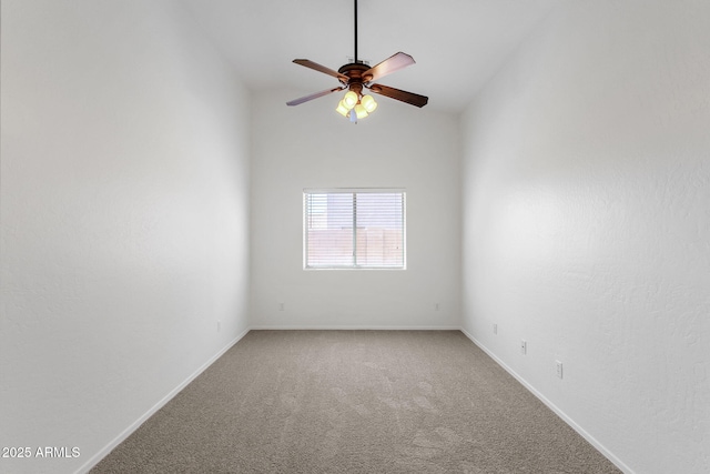 1669 E Santa Fiore St, San Tan Valley, AZ 85140 - carpeted empty room with ceiling fan and baseboards