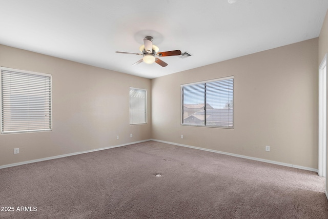 2036 E Carob Dr, Chandler, AZ 85286 - carpeted empty room with ceiling fan and baseboards