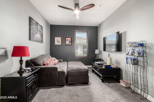 2425 W Bronco Butte Trl Unit 2028, Phoenix, AZ 85085 - carpeted bedroom with ceiling fan