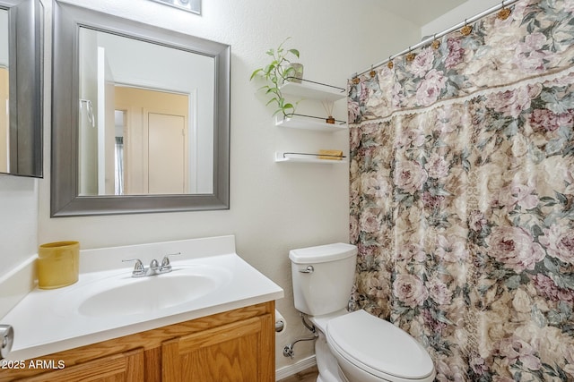 941 E Desert Moon Trl, San Tan Valley, AZ 85143 - bathroom featuring vanity and a shower with shower curtain