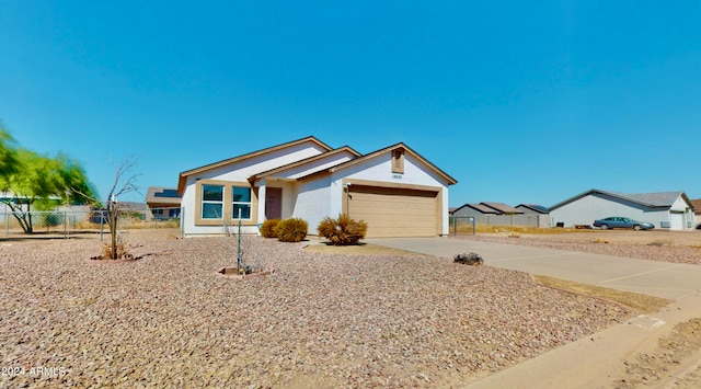 ranch-style house with a garage