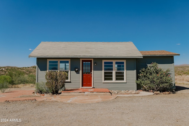 view of bungalow