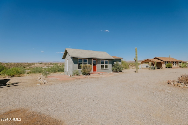 view of front of home