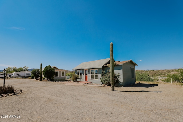 view of back of property