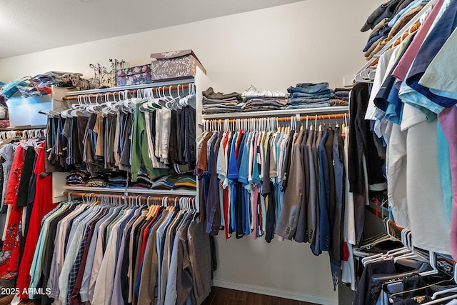 26036 N 85th Dr, Peoria, AZ 85383 - walk in closet featuring wood finished floors
