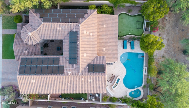 26036 N 85th Dr, Peoria, AZ 85383 - aerial view of property and surrounding area featuring a pool