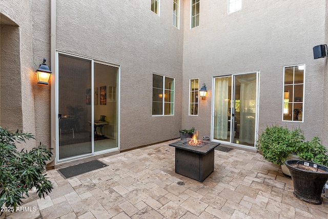 26036 N 85th Dr, Peoria, AZ 85383 - view of patio featuring a fire pit
