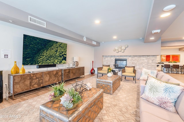 2511 W Queen Creek Rd Unit 325, Chandler, AZ 85248 - living area featuring wood finished floors and recessed lighting