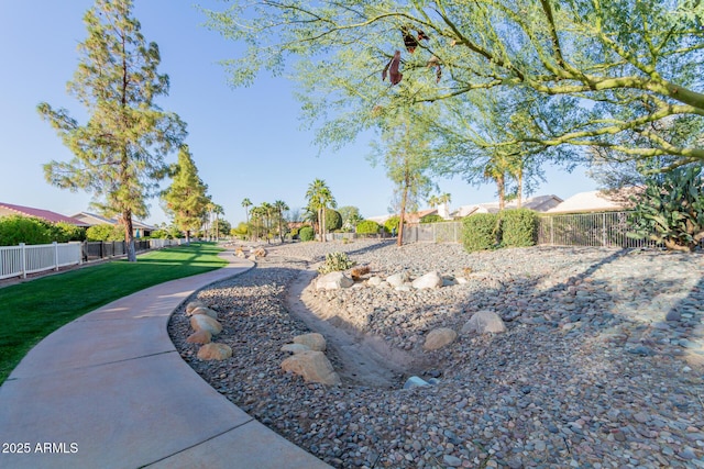 exterior space featuring fence