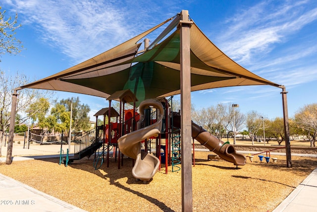 view of communal playground