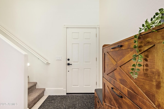 25218 W Carson Ct, Buckeye, AZ 85326 - foyer entrance with stairs