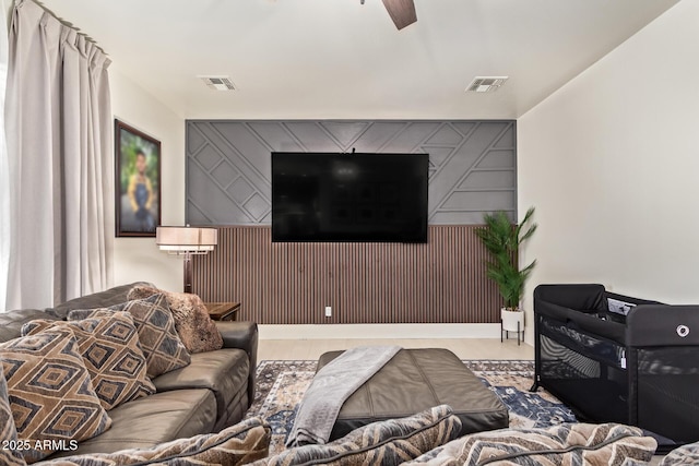 25218 W Carson Ct, Buckeye, AZ 85326 - living room with a ceiling fan