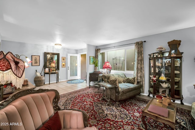 1924 W Belmont Ave, Phoenix, AZ 85021 - living room featuring baseboards and tile patterned flooring