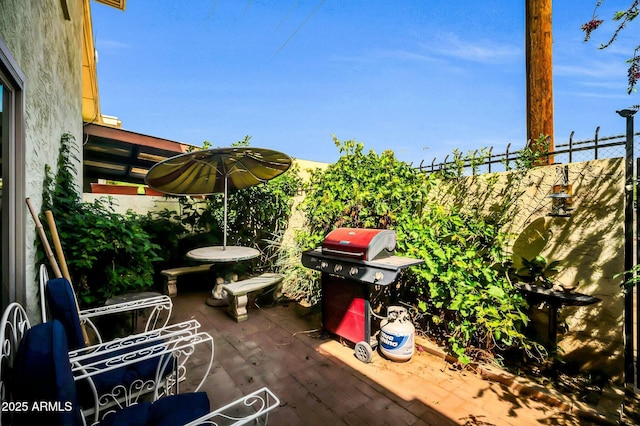 1924 W Belmont Ave, Phoenix, AZ 85021 - view of patio / terrace with area for grilling