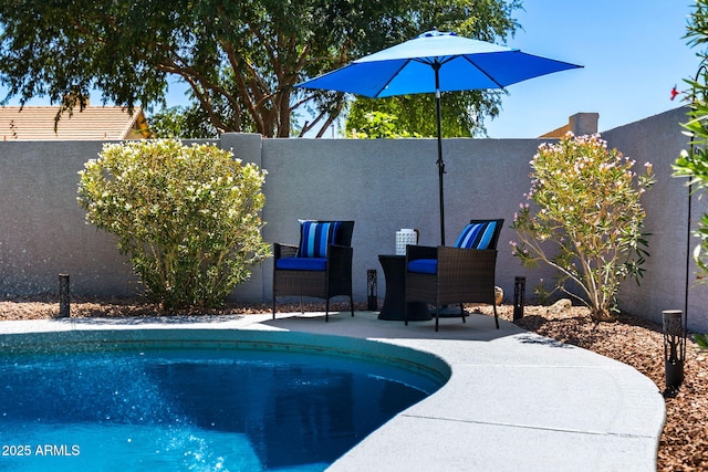 2111 E Rawhide St, Gilbert, AZ 85296 - view of pool with a patio