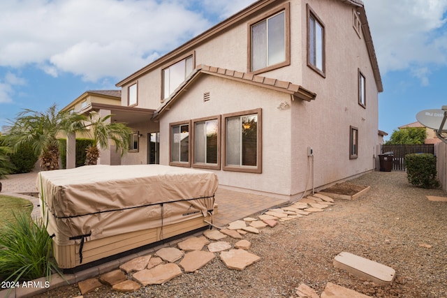 view of rear view of property