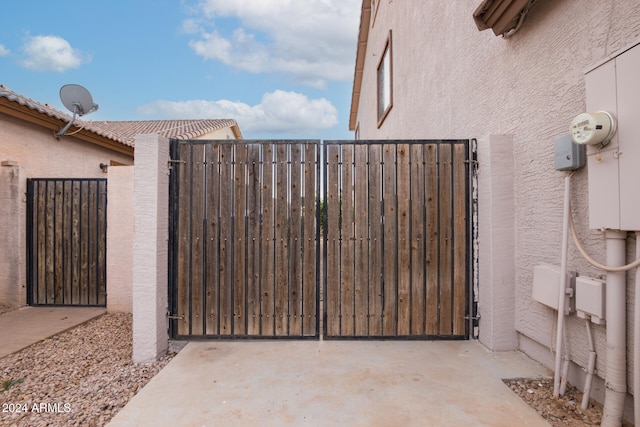 view of gate