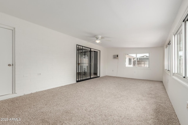 1515 N Saguaro Dr, Tempe, AZ 85288 - unfurnished sunroom with a wall mounted air conditioner