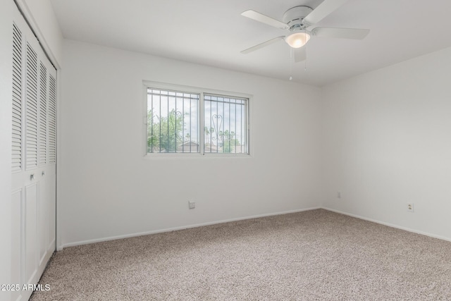 1515 N Saguaro Dr, Tempe, AZ 85288 - unfurnished bedroom featuring carpet floors, a closet, and baseboards