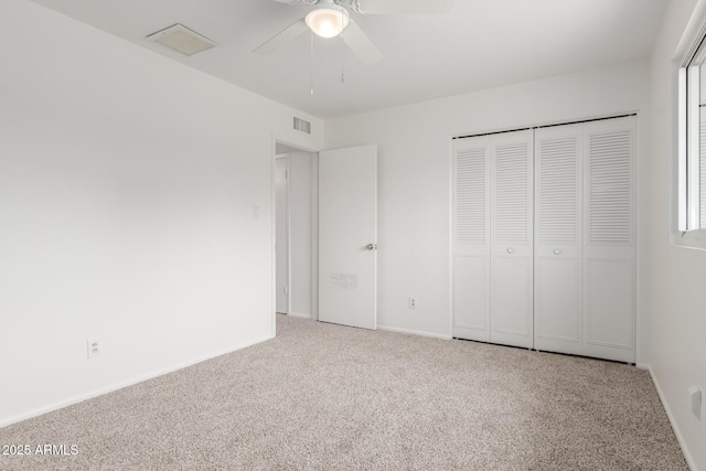 1515 N Saguaro Dr, Tempe, AZ 85288 - unfurnished bedroom featuring carpet flooring, a closet, and baseboards