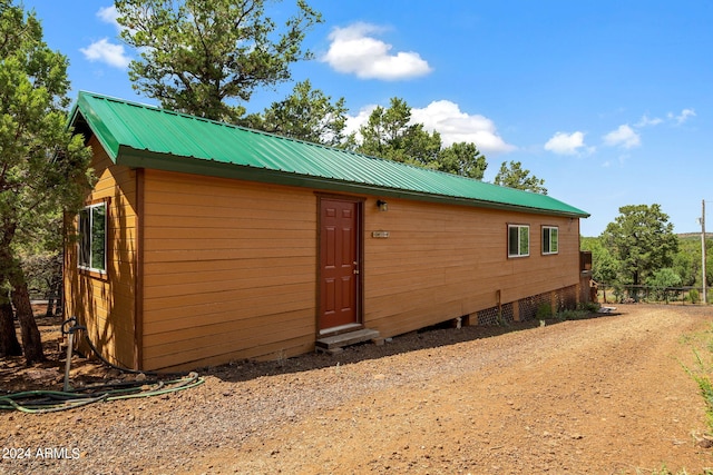 view of property exterior