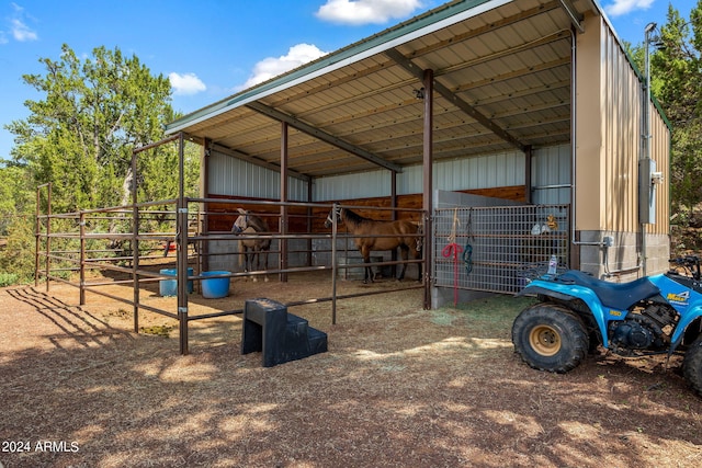 view of stable