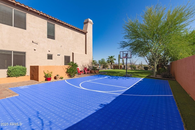 9753 E Suncrest Rd, Scottsdale, AZ 85262 - view of sport court featuring basketball hoop