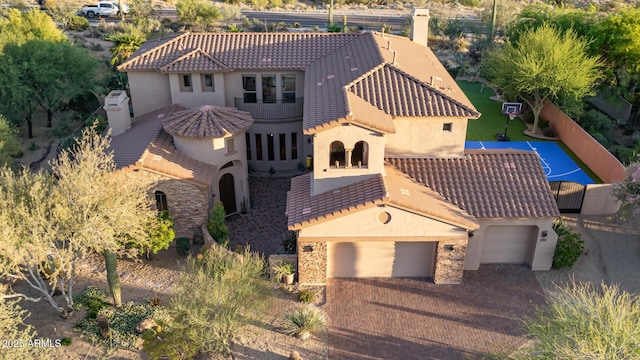 9753 E Suncrest Rd, Scottsdale, AZ 85262 - aerial view of property and surrounding area