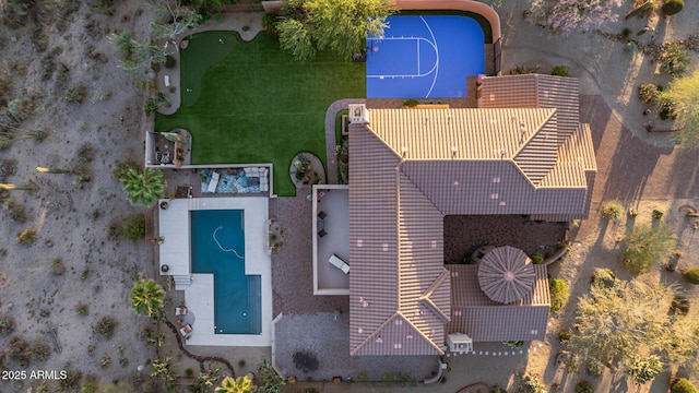 9753 E Suncrest Rd, Scottsdale, AZ 85262 - aerial view of property and surrounding area