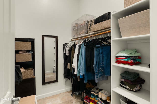 view of spacious closet