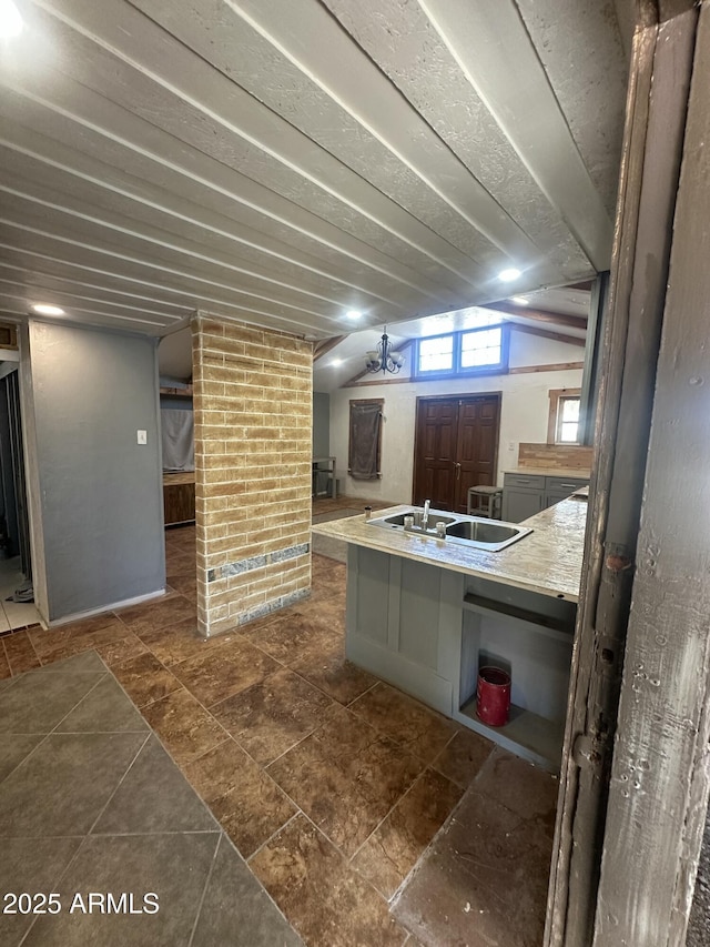 kitchen featuring sink