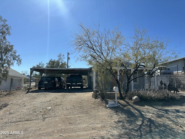 view of home's exterior