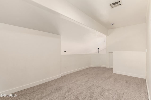 8928 E Crescent Ave, Mesa, AZ 85208 - additional living space with carpet, baseboards, and vaulted ceiling