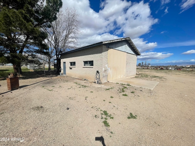 view of side of property