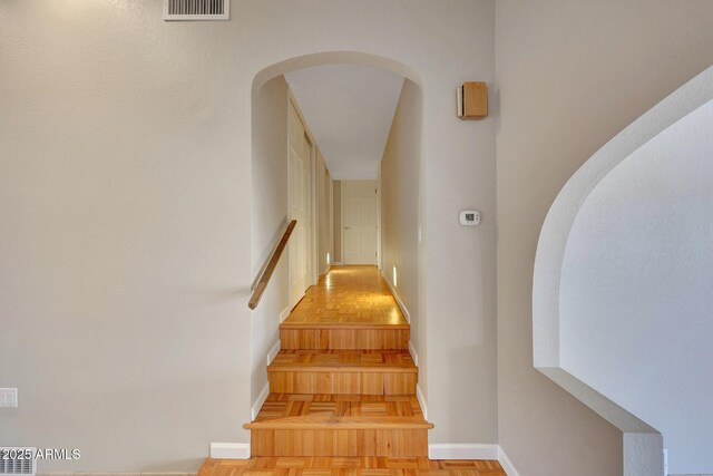 10239 N 125th St, Scottsdale, AZ 85259 - staircase with arched walkways and baseboards