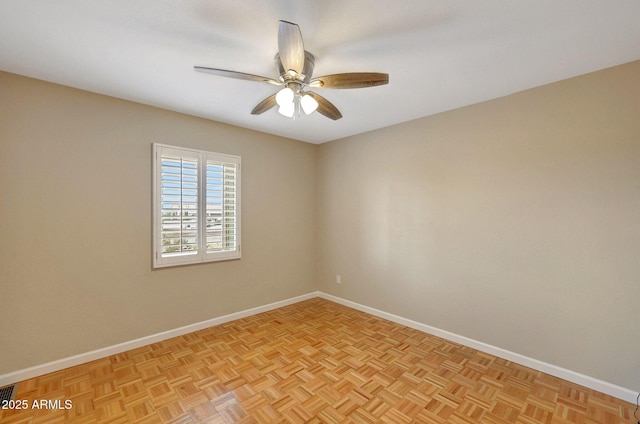 10239 N 125th St, Scottsdale, AZ 85259 - spare room featuring ceiling fan and baseboards
