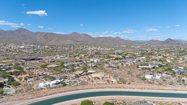 10239 N 125th St, Scottsdale, AZ 85259 - aerial perspective of suburban area with a mountain backdrop