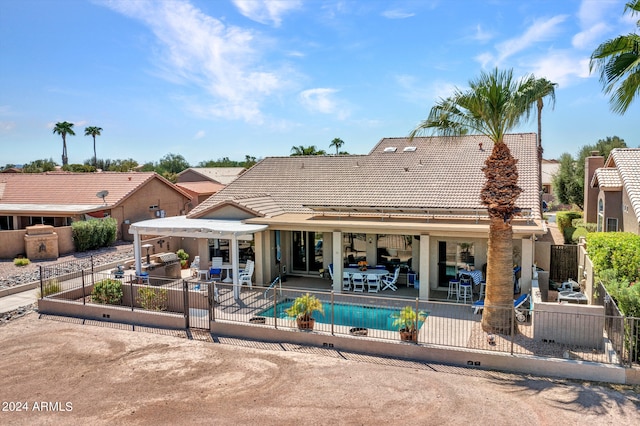 exterior space with a patio area