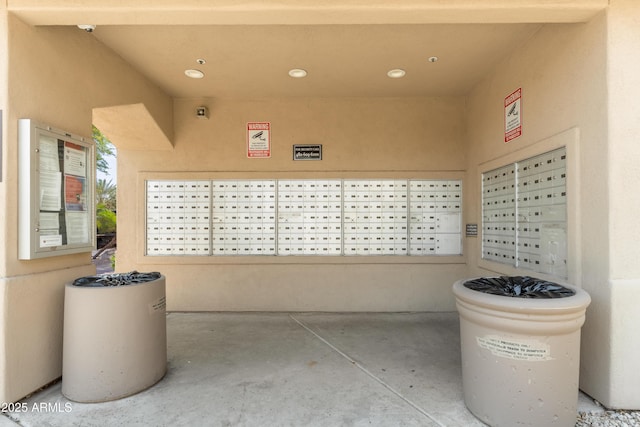 surrounding community featuring mail area