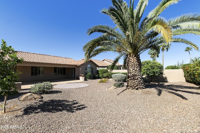9216 E Rocky Lake Dr, Sun Lakes, AZ 85248 - view of yard featuring a patio area and fence