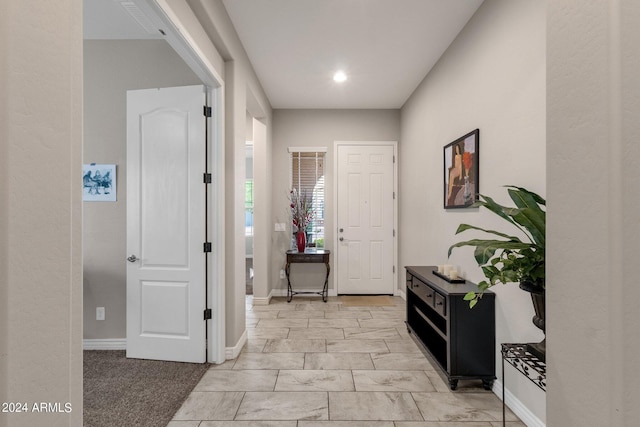 view of entrance foyer