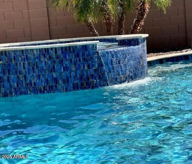 outdoor pool with fence