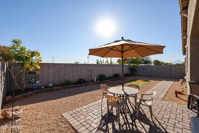 view of patio