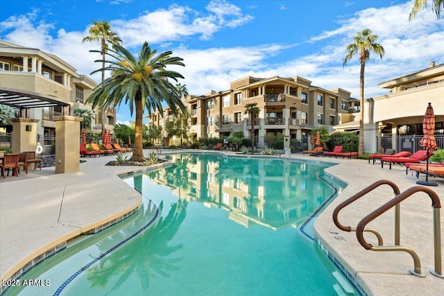 7601 E Indian Bend Rd Unit 1040, Scottsdale, AZ 85250 - community pool featuring a patio