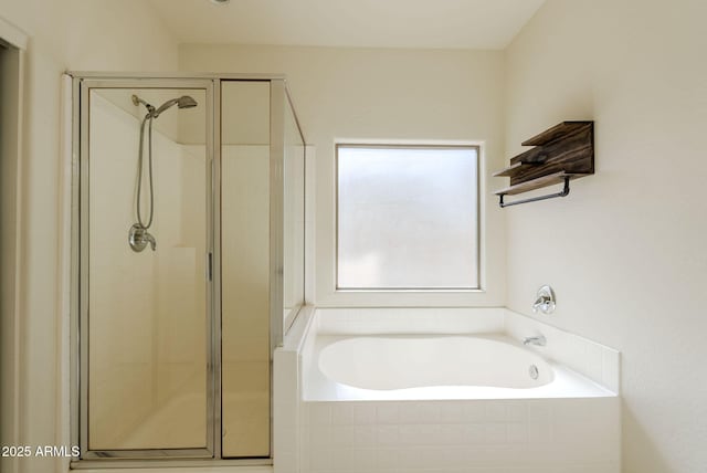 9998 W Prospector Dr, Queen Creek, AZ 85144 - full bathroom with a stall shower and a bath