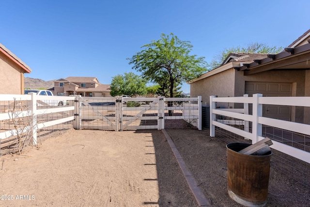 9998 W Prospector Dr, Queen Creek, AZ 85144 - view of yard with a gate and fence