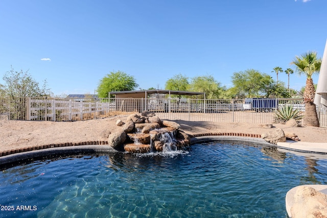 9998 W Prospector Dr, Queen Creek, AZ 85144 - view of swimming pool with fence